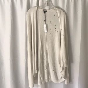 brand new distressed cardigan